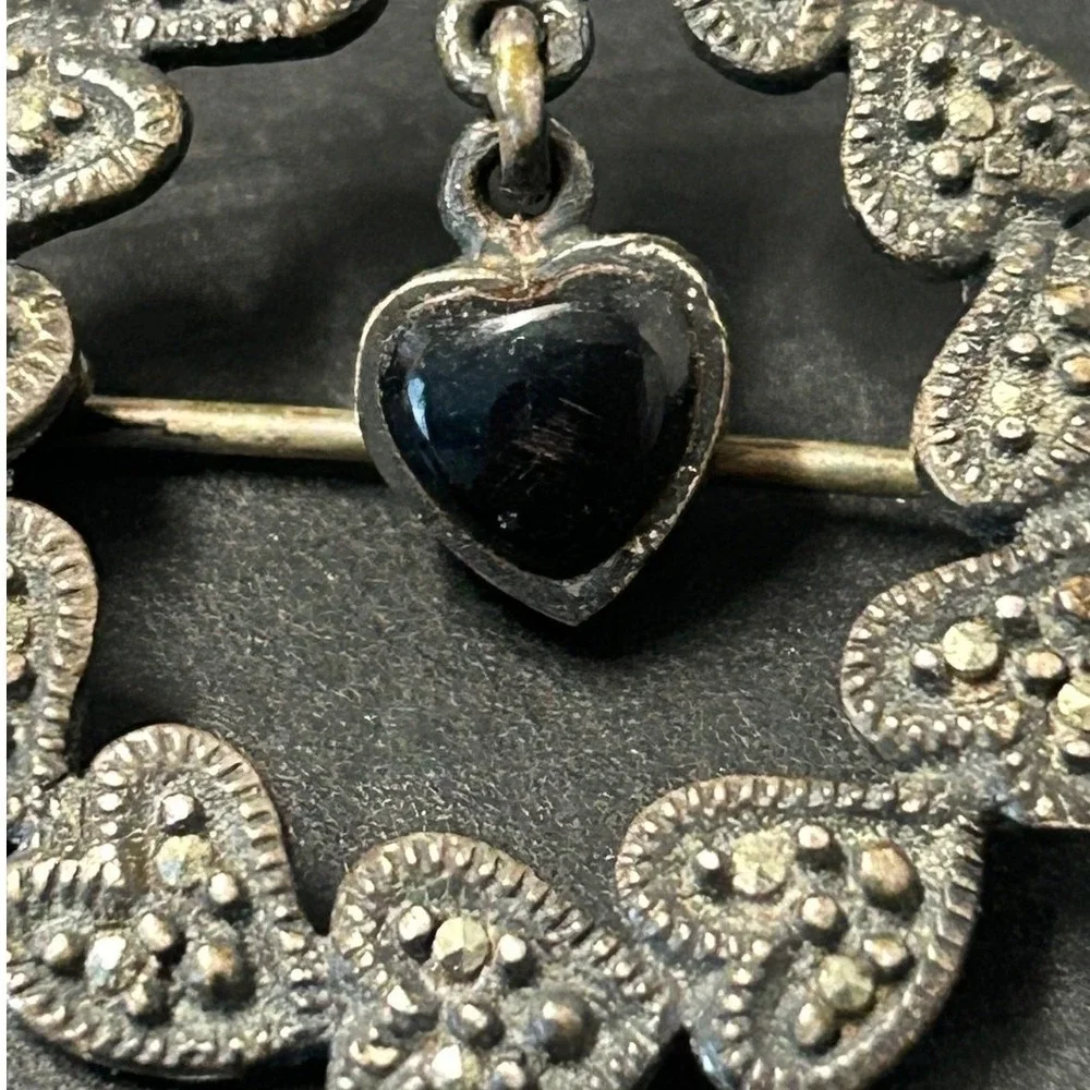 Unbranded vintage marcasite